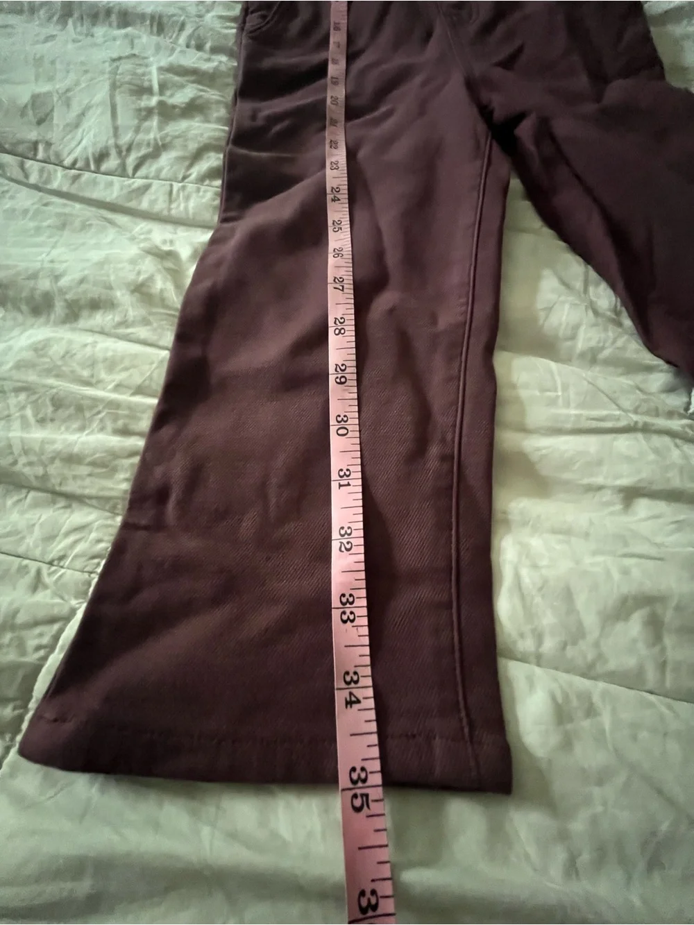 Faherty kids stretch terry overalls in grape size 5